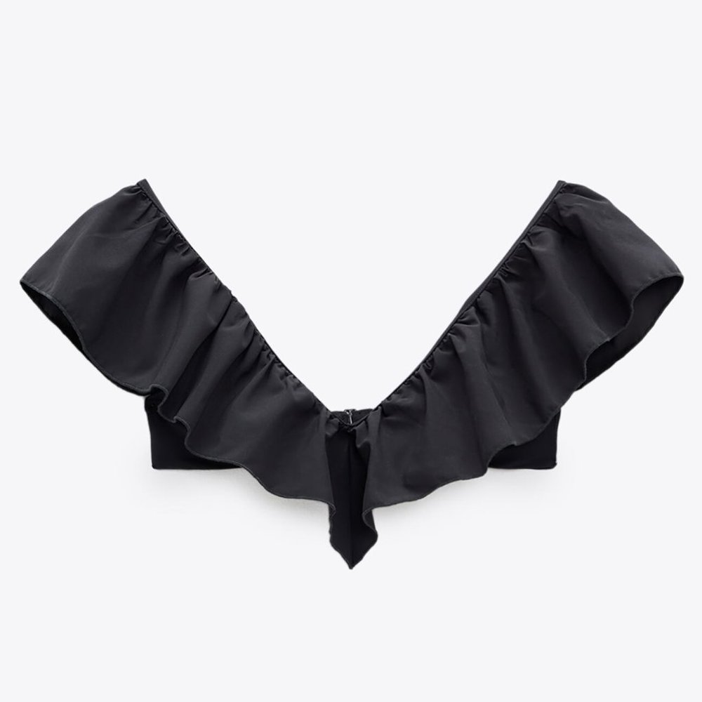 Zara Large Ruffle Bikini Top - Picture 3 of 5